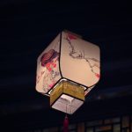 Photo paper lantern pendants