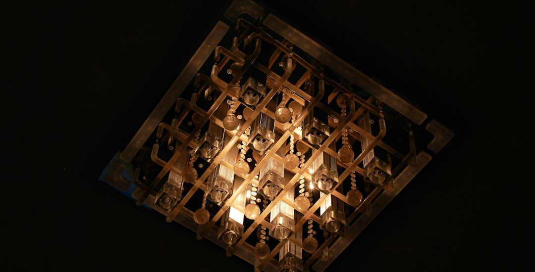 Photo ceiling mounted light fixture